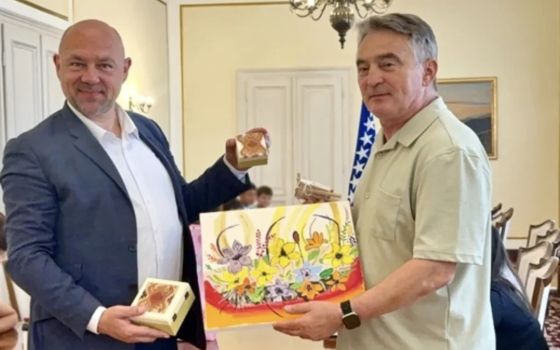 Posjeta djece i osoblja Doma Predsjedavajućem Predsjedništva BiH